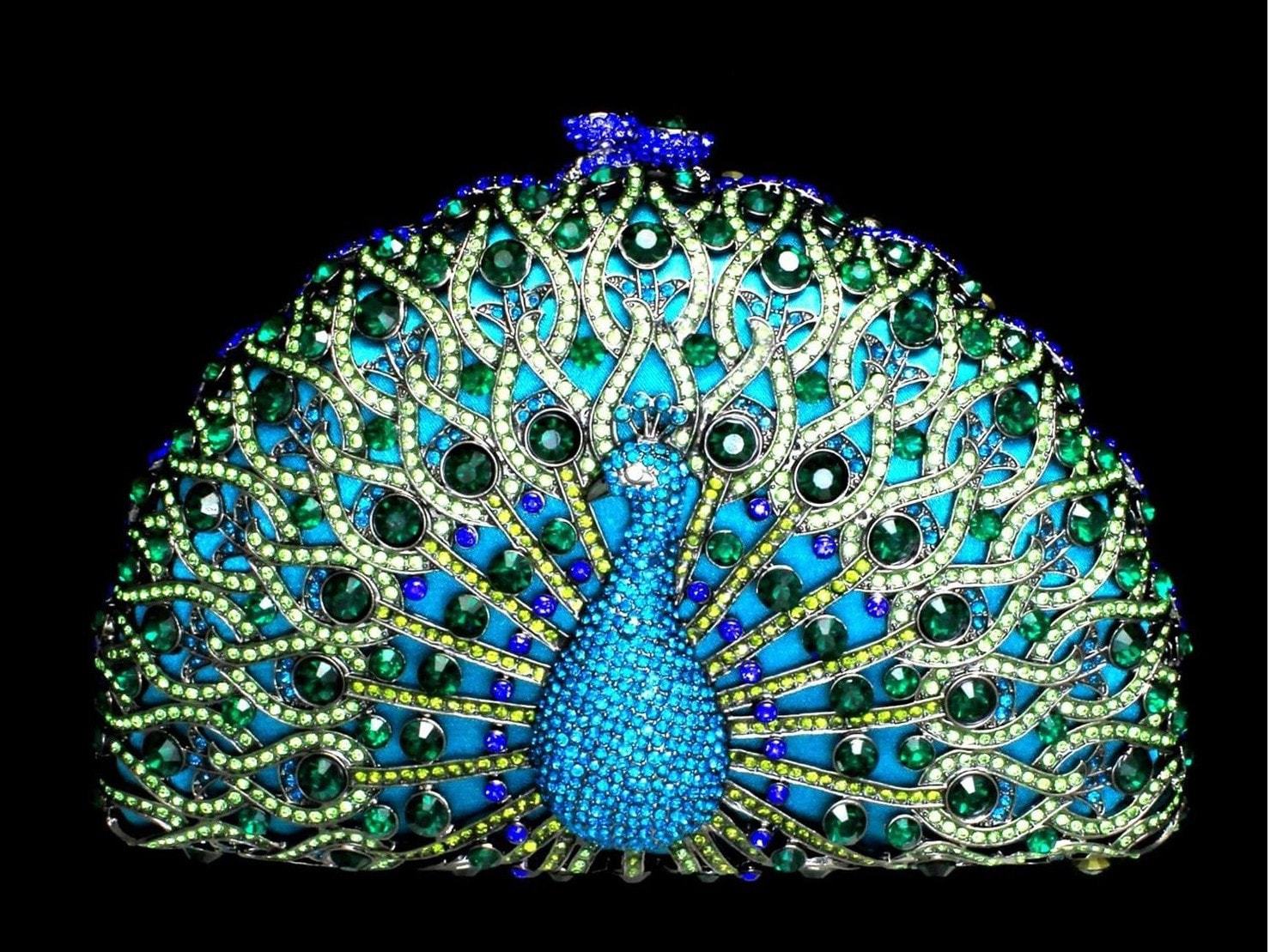 peacock clutch